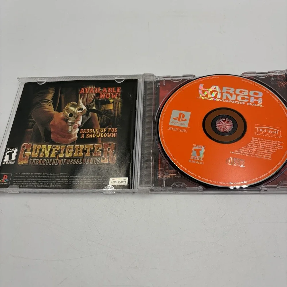 Largo Winch Commando SAR for PlayStation 1 Complete CIB Tested Working